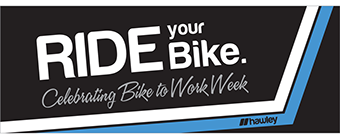 banner design concept for Bike to Work event