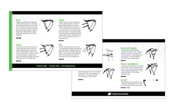 Toba cycling product booklet design 